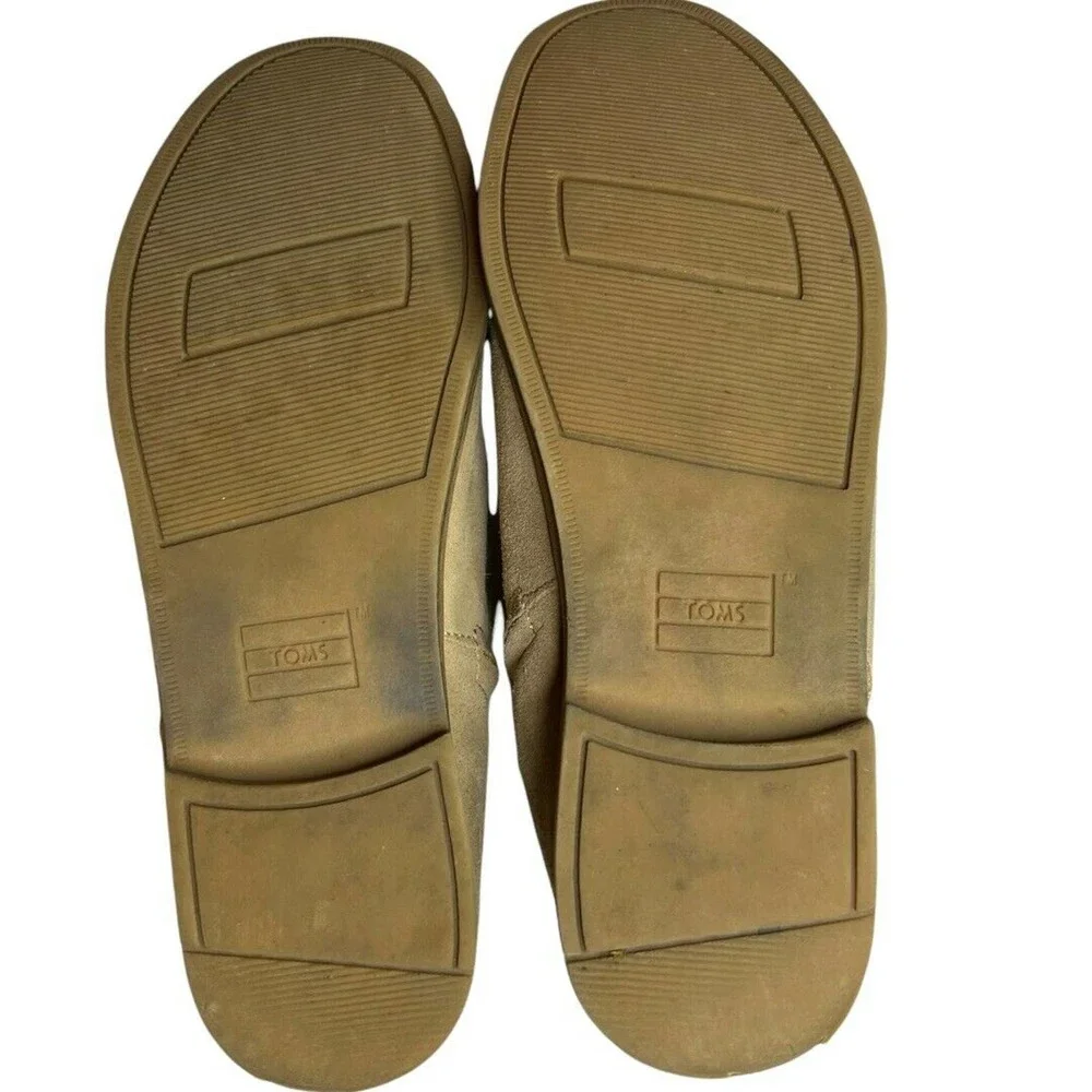 Toms Kids Leilani Light Beige Suede Bootie Size‎ 4